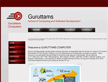 Tablet Screenshot of guruttams.com